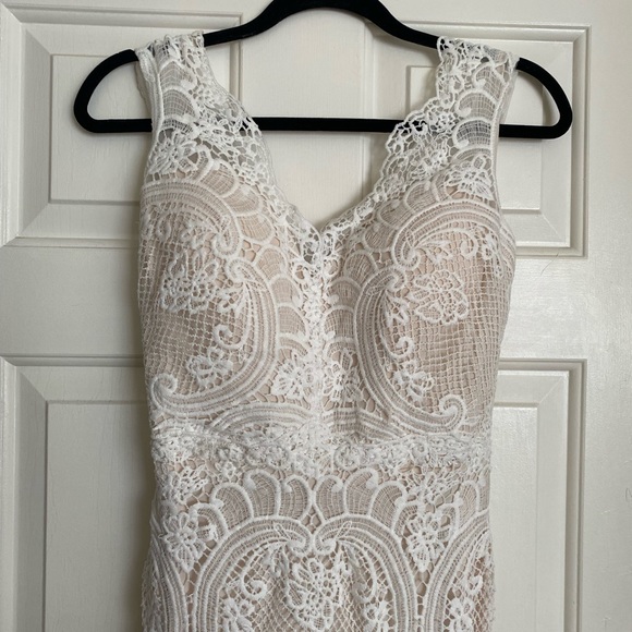 NWT Boho Lace Wedding Dress - Picture 6 of 12